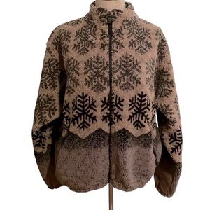 Kanata Outfitter Vintage 90s fleece sweater jacket size M
